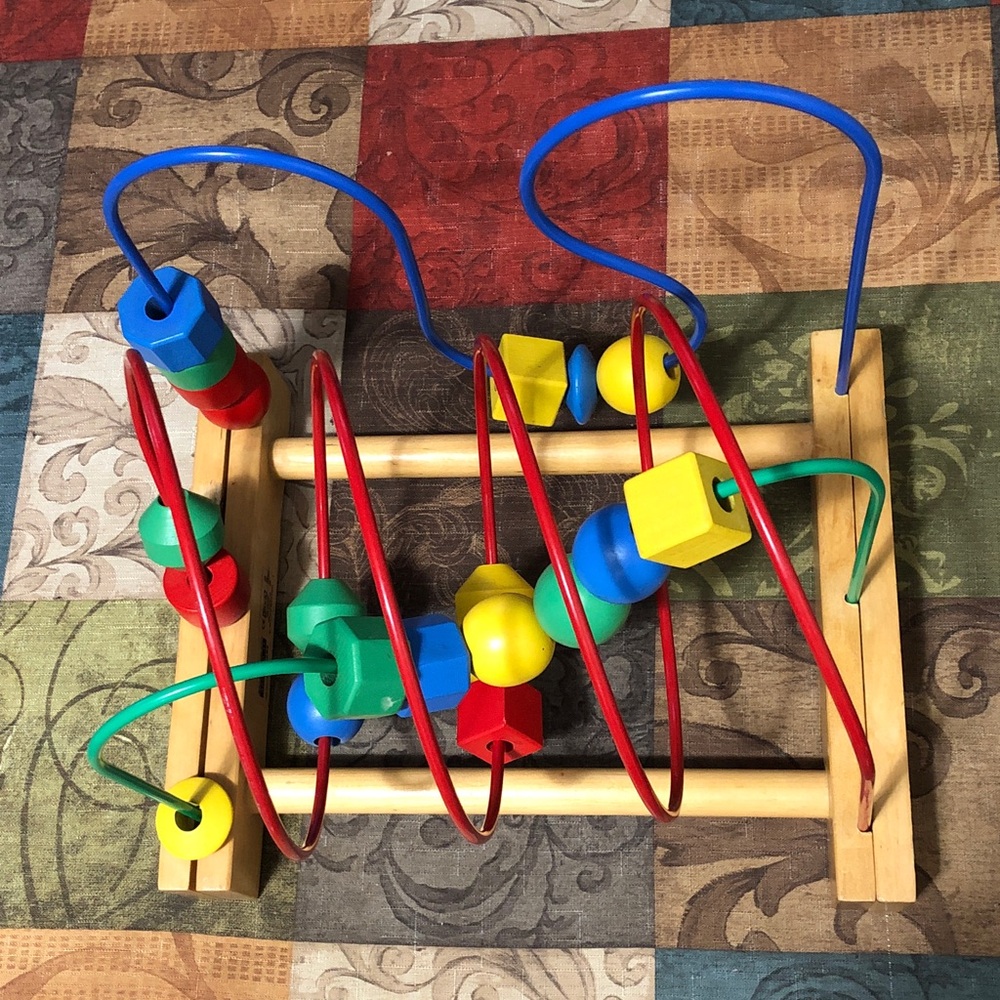🌈IKEA Multicolor Bead Maze Toy